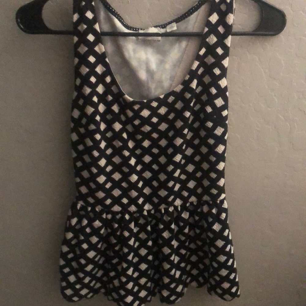 Anthropologie peplum top